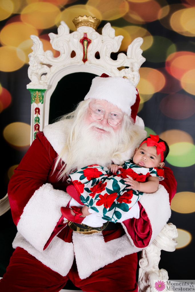 Santa Photography Sessions At The Moments and Milestones Portrait and Play Studio San Antonio Texas