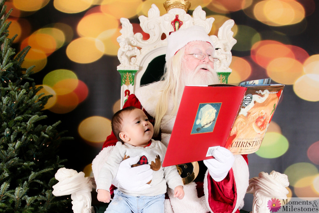 Santa Photography Sessions At The Moments and Milestones Portrait and Play Studio San Antonio Texas